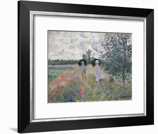 Promenade Pres D'Argenteuil-Claude Monet-Framed Giclee Print