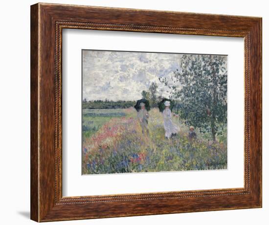 Promenade Pres D'Argenteuil-Claude Monet-Framed Giclee Print