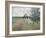 Promenade Près D'Argenteuil-Claude Monet-Framed Giclee Print