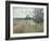 Promenade Près D'Argenteuil-Claude Monet-Framed Giclee Print