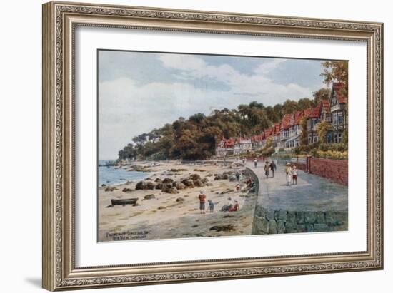 Promenade, Seagrove Bay, Sea View, I of Wight-Alfred Robert Quinton-Framed Giclee Print