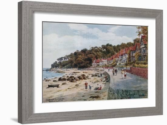 Promenade, Seagrove Bay, Sea View, I of Wight-Alfred Robert Quinton-Framed Giclee Print