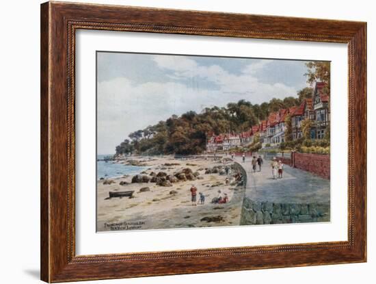Promenade, Seagrove Bay, Sea View, I of Wight-Alfred Robert Quinton-Framed Giclee Print