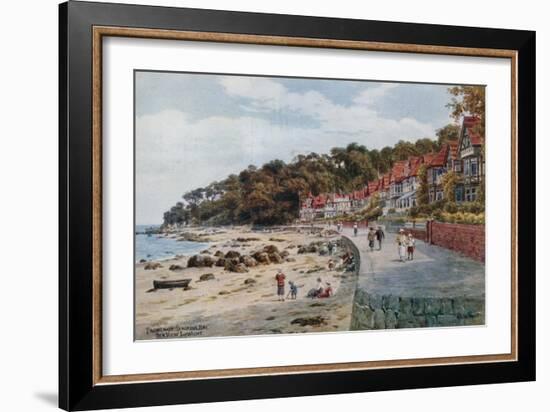 Promenade, Seagrove Bay, Sea View, I of Wight-Alfred Robert Quinton-Framed Giclee Print