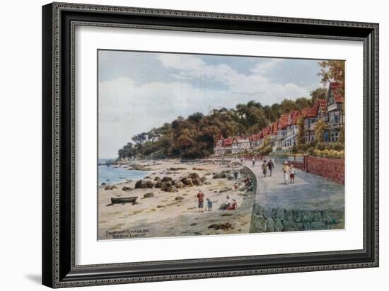 Promenade, Seagrove Bay, Sea View, I of Wight-Alfred Robert Quinton-Framed Giclee Print