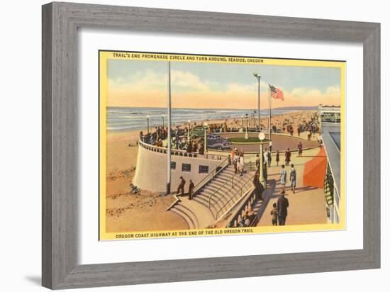 Promenade, Seaside, Oregon-null-Framed Art Print