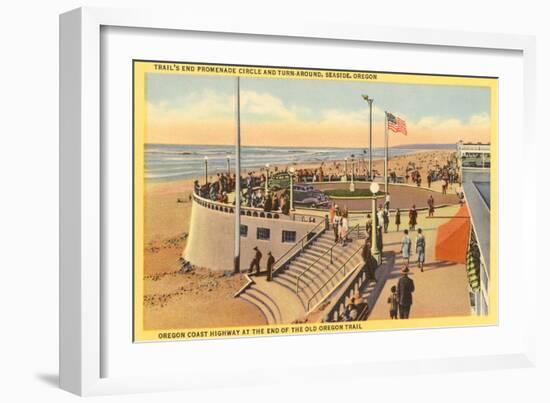 Promenade, Seaside, Oregon-null-Framed Art Print