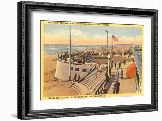 Promenade, Seaside, Oregon-null-Framed Art Print