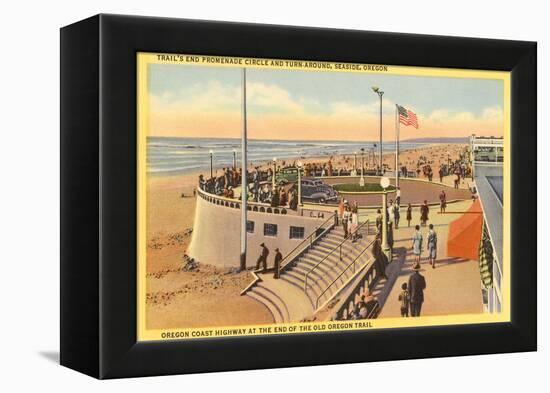 Promenade, Seaside, Oregon-null-Framed Stretched Canvas