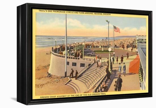 Promenade, Seaside, Oregon-null-Framed Stretched Canvas