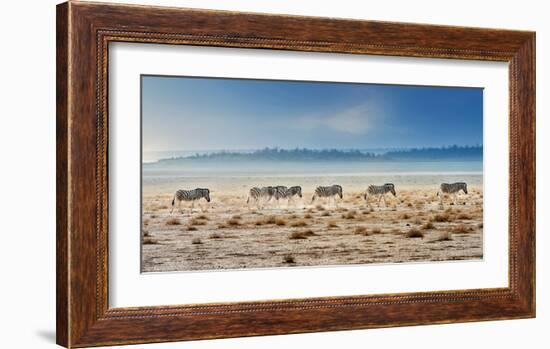 Promenade-Piet Flour-Framed Art Print