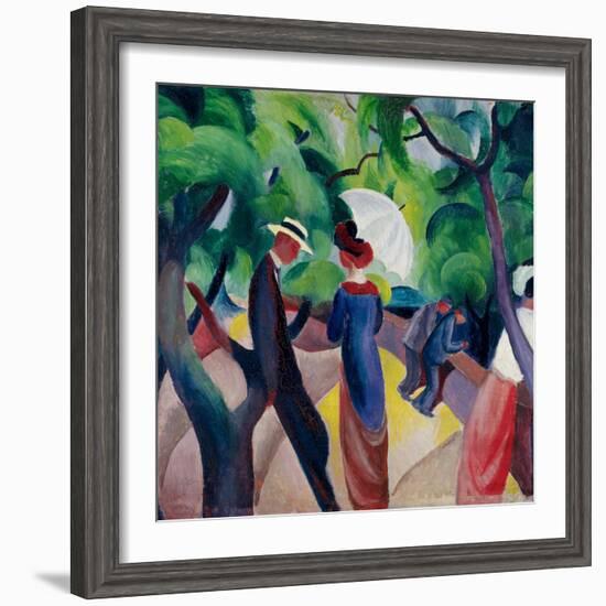 Promenade-August Macke-Framed Giclee Print