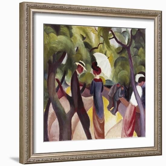 Promenade-Auguste Macke-Framed Giclee Print