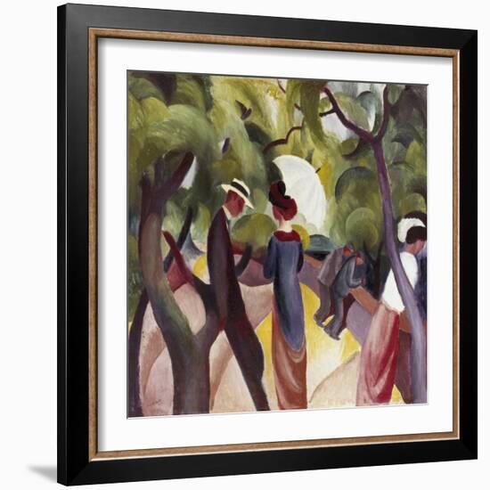 Promenade-Auguste Macke-Framed Giclee Print