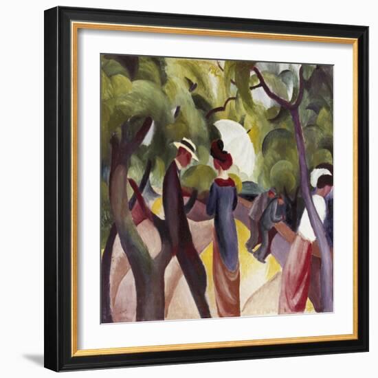 Promenade-Auguste Macke-Framed Giclee Print