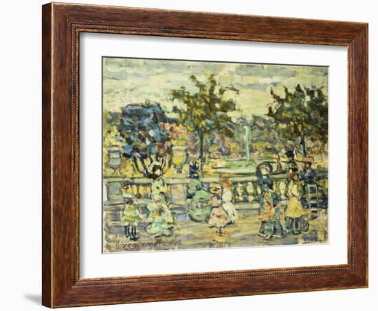 Promenade-Maurice Brazil Prendergast-Framed Giclee Print