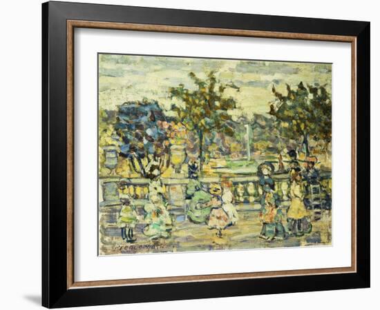 Promenade-Maurice Brazil Prendergast-Framed Giclee Print