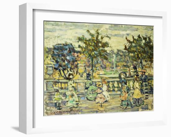 Promenade-Maurice Brazil Prendergast-Framed Giclee Print