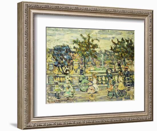 Promenade-Maurice Brazil Prendergast-Framed Premium Giclee Print