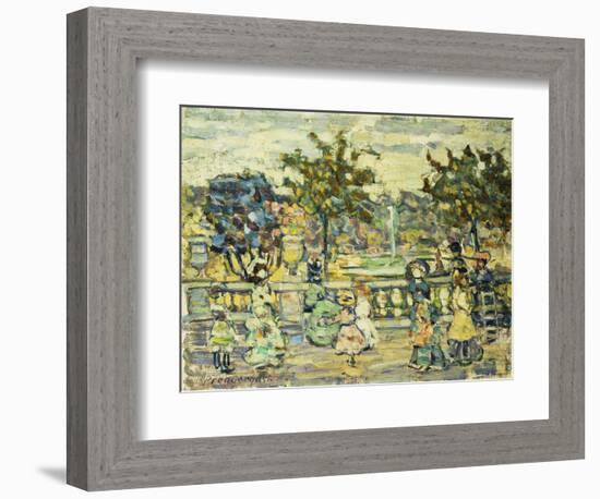 Promenade-Maurice Brazil Prendergast-Framed Premium Giclee Print