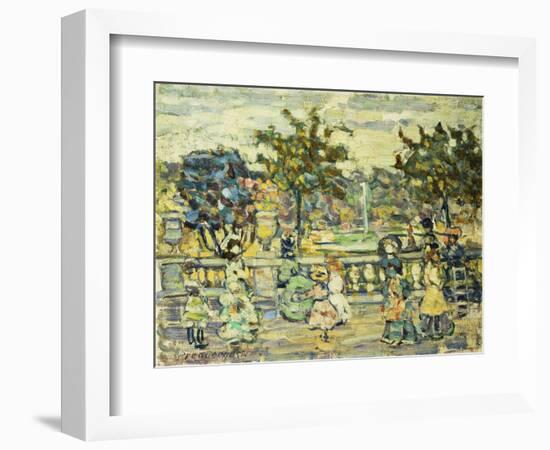 Promenade-Maurice Brazil Prendergast-Framed Premium Giclee Print