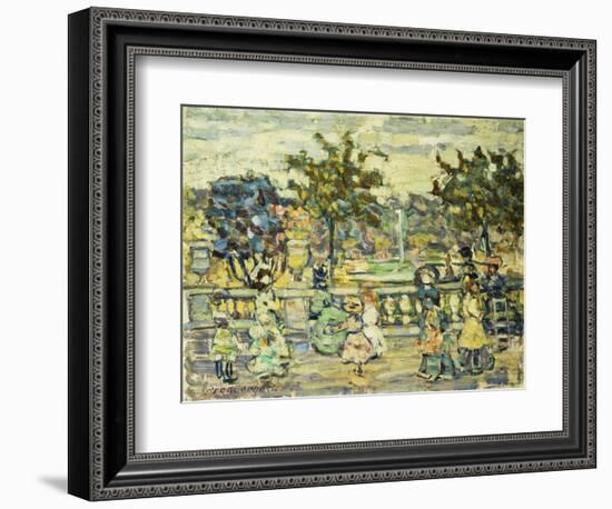 Promenade-Maurice Brazil Prendergast-Framed Premium Giclee Print