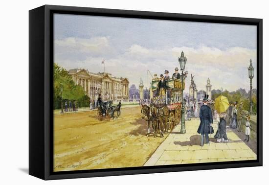 Promenaders Near Buckingham Palace, C.1889-John Sutton-Framed Premier Image Canvas