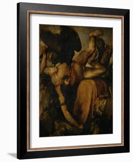 Prometheus, 1547-1548-Titian (Tiziano Vecelli)-Framed Giclee Print