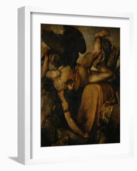 Prometheus, 1547-1548-Titian (Tiziano Vecelli)-Framed Giclee Print