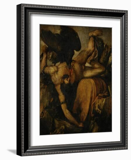 Prometheus, 1547-1548-Titian (Tiziano Vecelli)-Framed Giclee Print