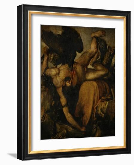 Prometheus, 1547-1548-Titian (Tiziano Vecelli)-Framed Giclee Print