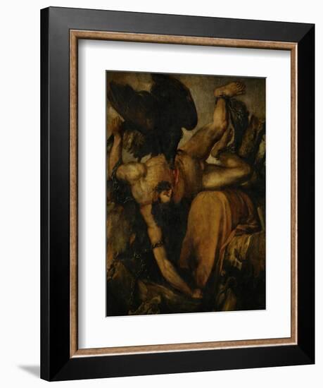 Prometheus, 1547-1548-Titian (Tiziano Vecelli)-Framed Giclee Print