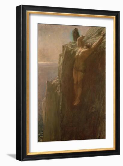 Prometheus Bound, 1889-Briton Riviere-Framed Giclee Print