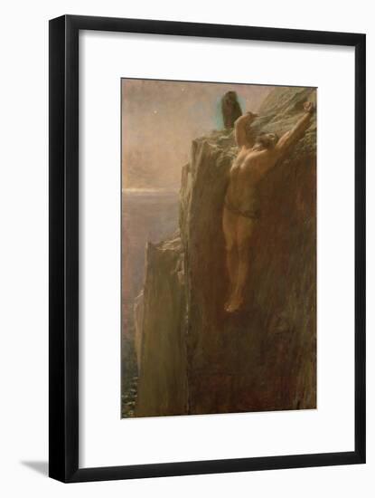 Prometheus Bound, 1889-Briton Riviere-Framed Premium Giclee Print