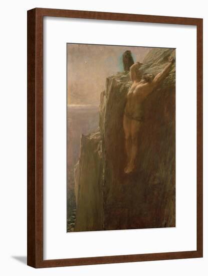 Prometheus Bound, 1889-Briton Riviere-Framed Premium Giclee Print