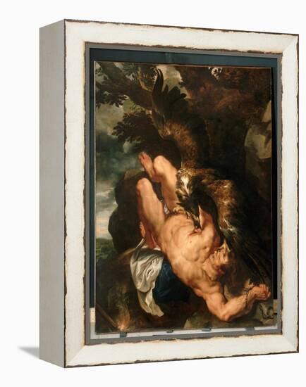 Prometheus Bound, C.1611-12 (Oil on Canvas)-Peter Paul Rubens-Framed Premier Image Canvas