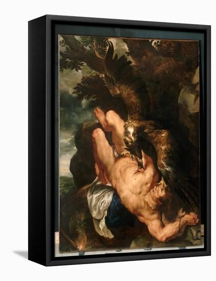 Prometheus Bound, C.1611-12 (Oil on Canvas)-Peter Paul Rubens-Framed Premier Image Canvas