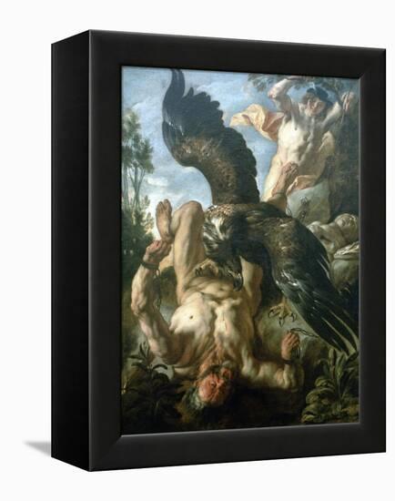 Prometheus Bound, C1640-Jacob Jordaens-Framed Premier Image Canvas