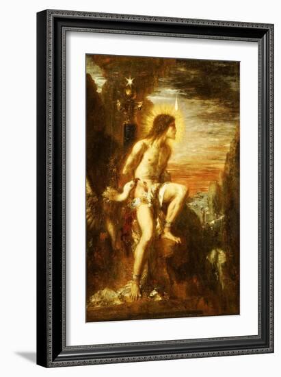 Prometheus Bound-Gustave Moreau-Framed Giclee Print