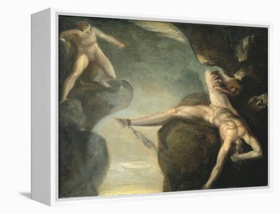 Prometheus Freed by Hercules, 1781-1785-Henry Fuseli-Framed Premier Image Canvas