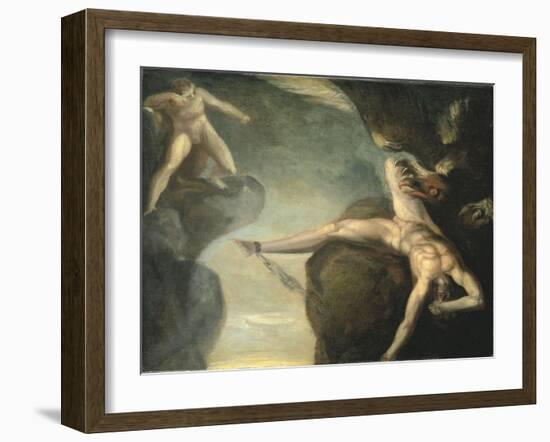 Prometheus Freed by Hercules, 1781-1785-Henry Fuseli-Framed Giclee Print