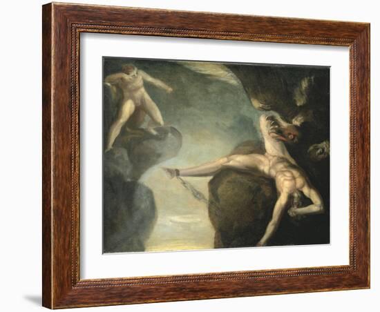 Prometheus Freed by Hercules, 1781-1785-Henry Fuseli-Framed Giclee Print