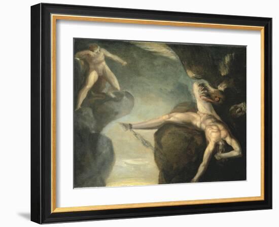 Prometheus Freed by Hercules, 1781-1785-Henry Fuseli-Framed Giclee Print