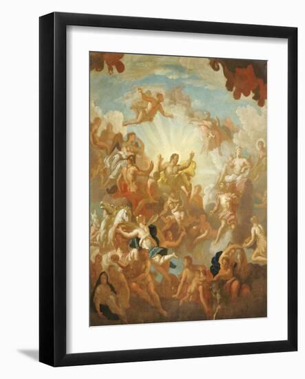 Prometheus Stealing Fire from the Gods-Sir James Thornhill-Framed Giclee Print