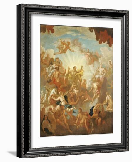 Prometheus Stealing Fire from the Gods-Sir James Thornhill-Framed Giclee Print