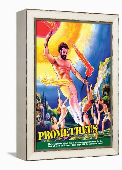 Prometheus-Frank R. Paul-Framed Stretched Canvas