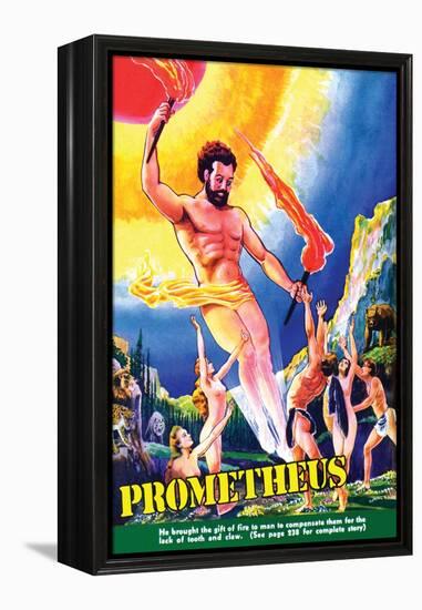 Prometheus-Frank R. Paul-Framed Stretched Canvas