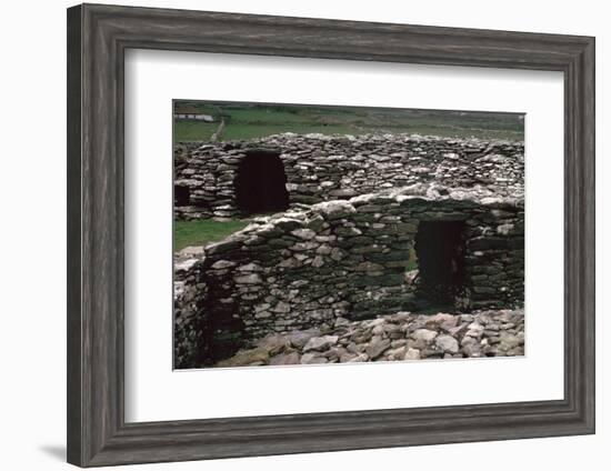 Promontary fort on the Dingle peninsula, 6th century BC. Artist: Unknown-Unknown-Framed Photographic Print