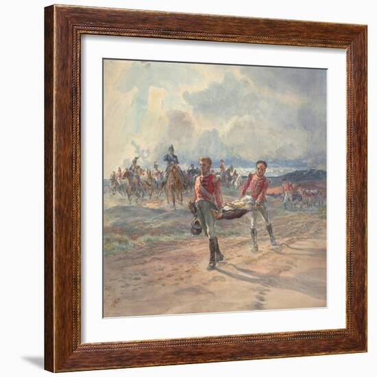 Promoted on the Morrow of Talavera, 1911-Lady Butler-Framed Giclee Print