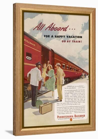 Promoting the Pennsylvania Railroad-null-Framed Premier Image Canvas